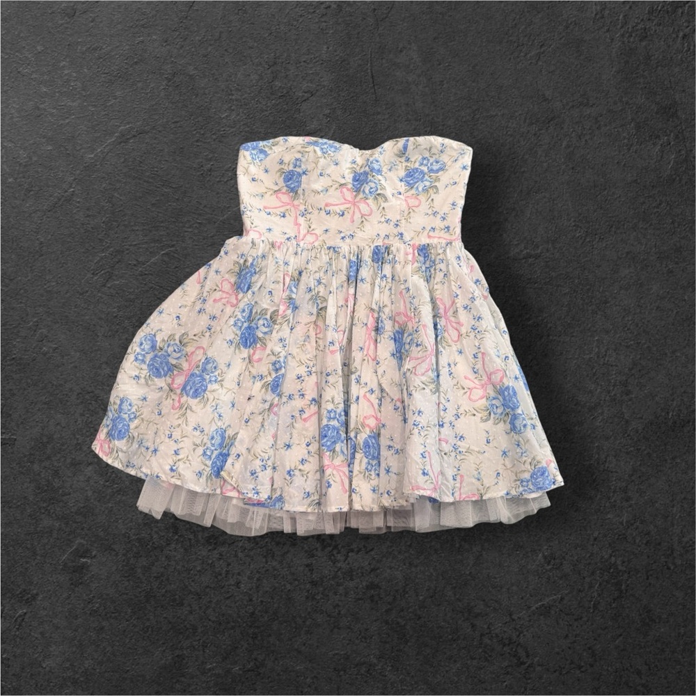NWT Altar'd State Claire Floral Mini Dress Size L - Picture 5 of 8